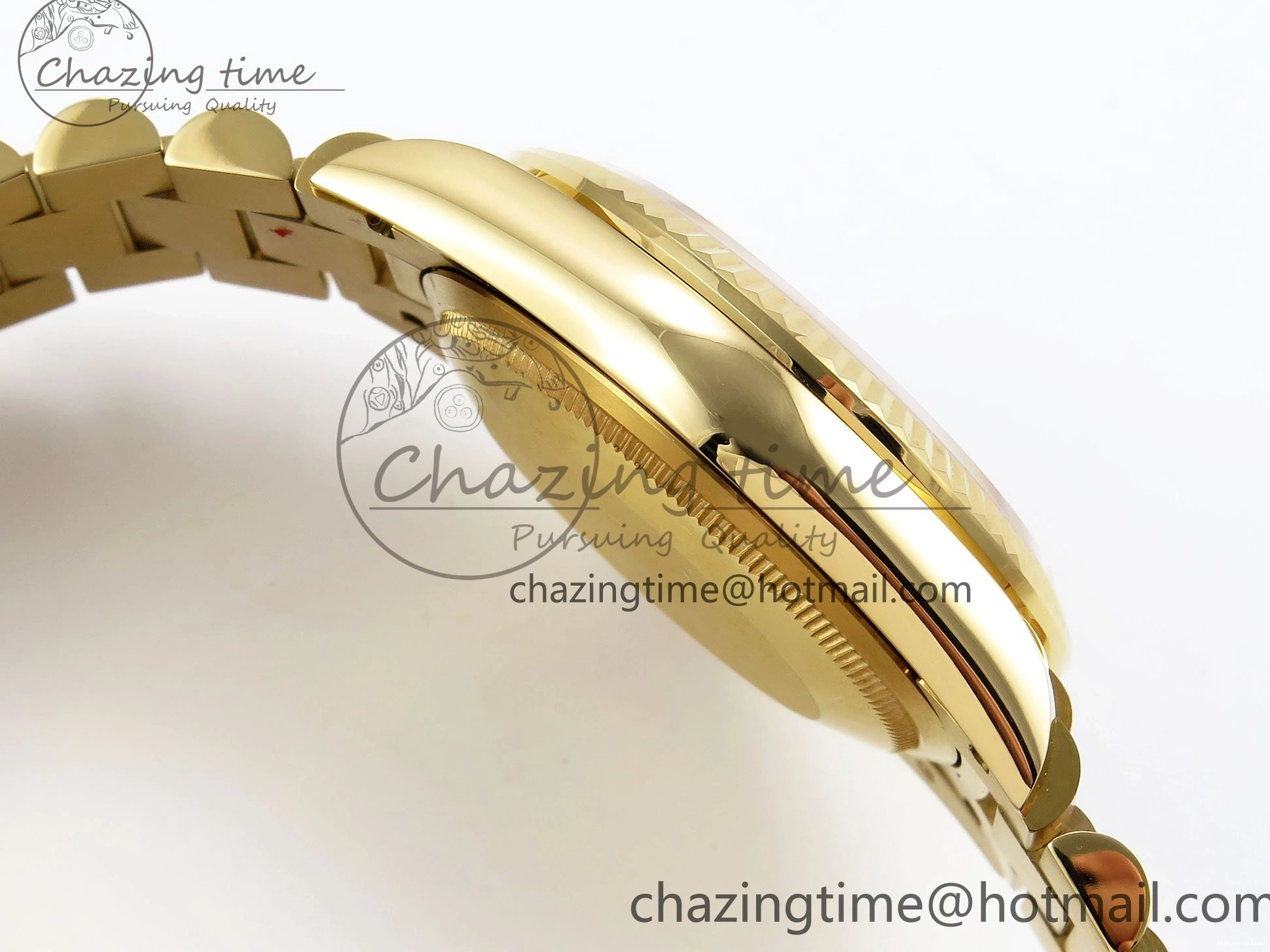 0121 StreetReady Day Date 36 YG TWSF Best Edition YG Diamonds Dial on YG Bracelet A 1616